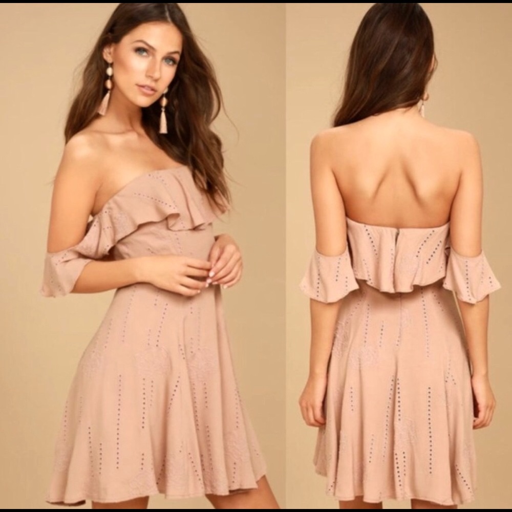 Astr Off The Shoulder Dress